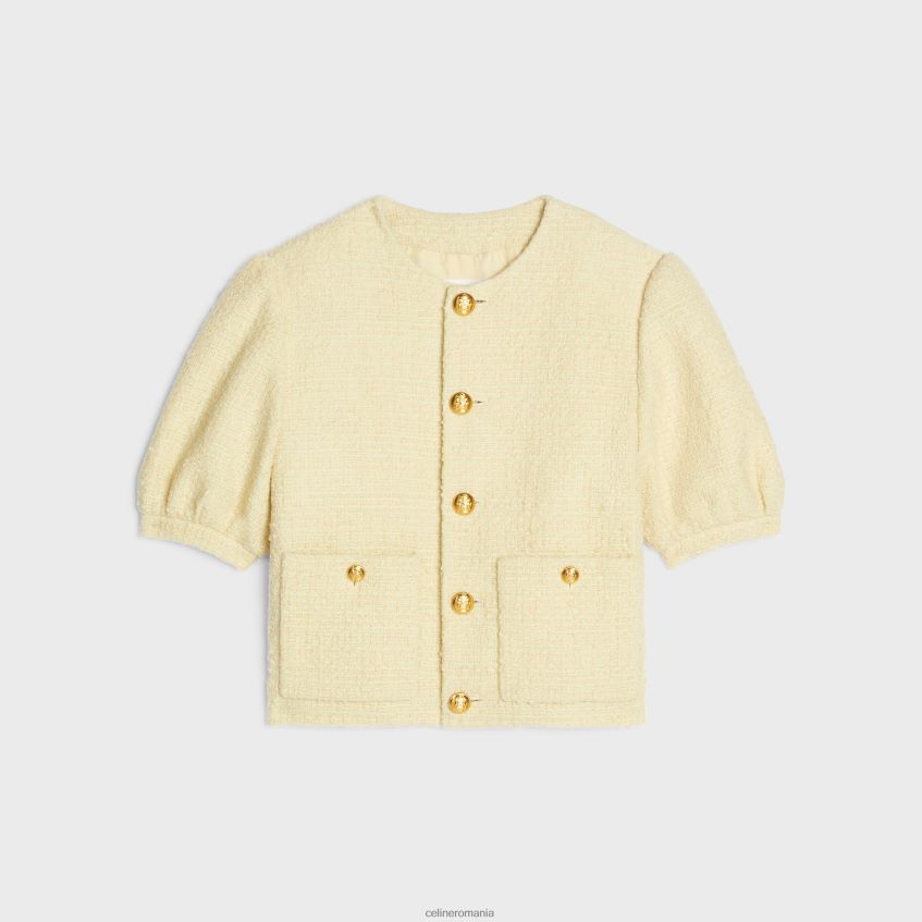 îmbrăcăminte ro CELINE femei jachetă cardigan din tweed boucle 8R6R60737