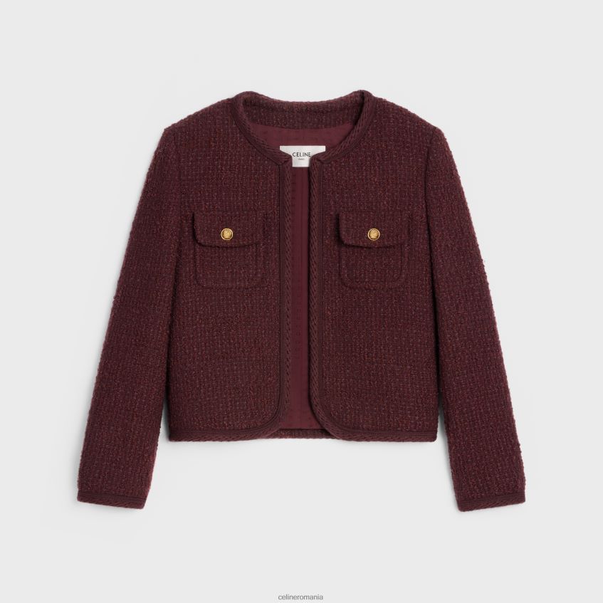 îmbrăcăminte ro CELINE femei jachetă chelsea din tweed boucle 8R6R60690