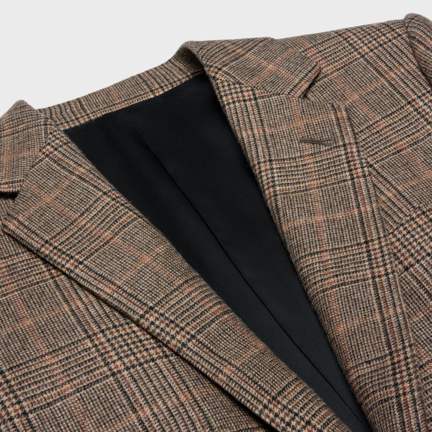 îmbrăcăminte ro CELINE femei jachetă lungă din cașmir prințul de Wales 8R6R60708