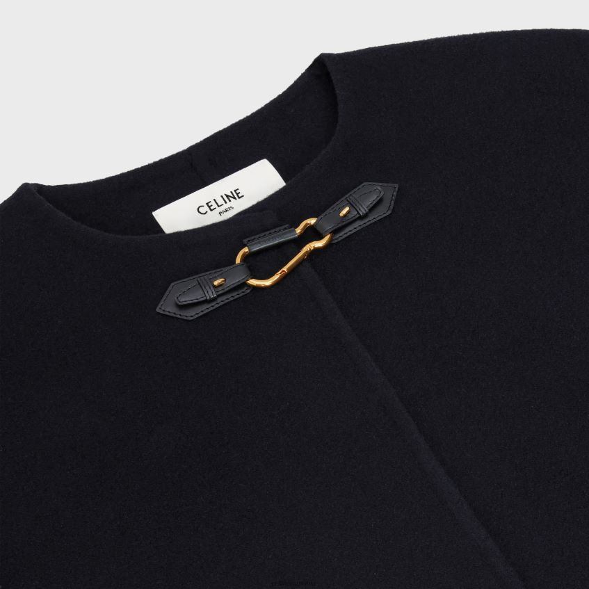 îmbrăcăminte ro CELINE femei palton cu guler pur din cașmir dublu față 8R6R60743