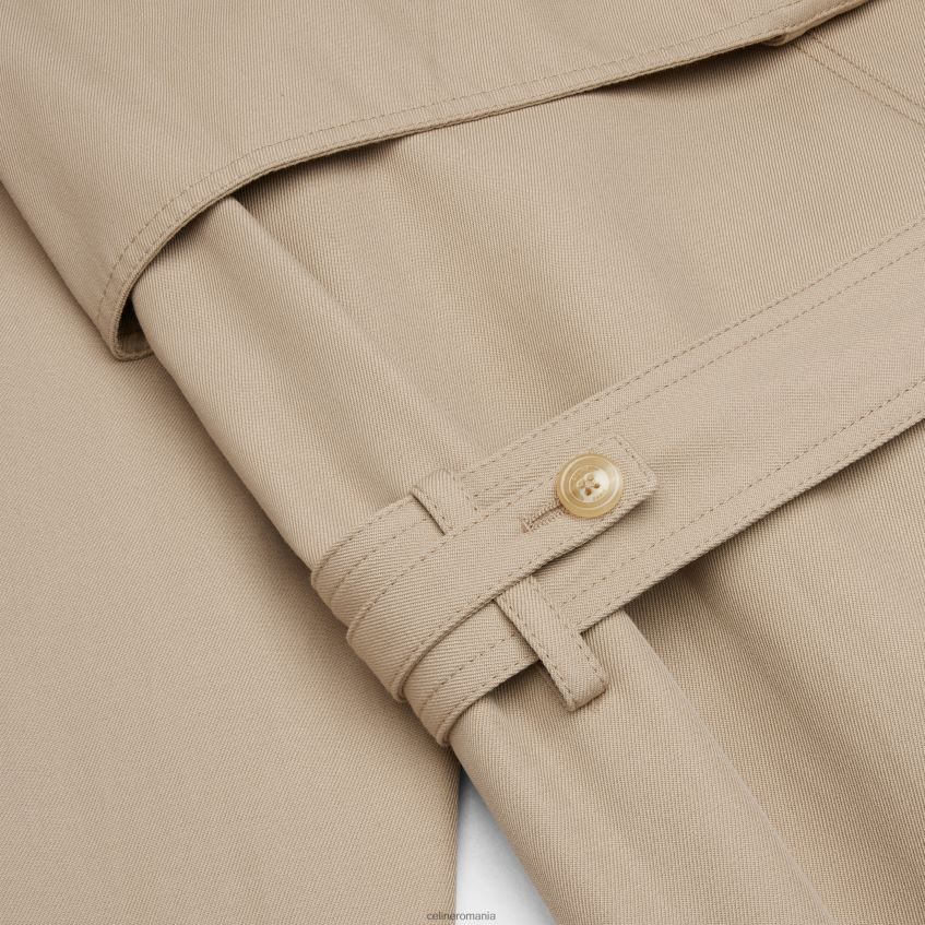 îmbrăcăminte ro CELINE femei trenci tip tomboy din gabardină de bumbac 8R6R60738