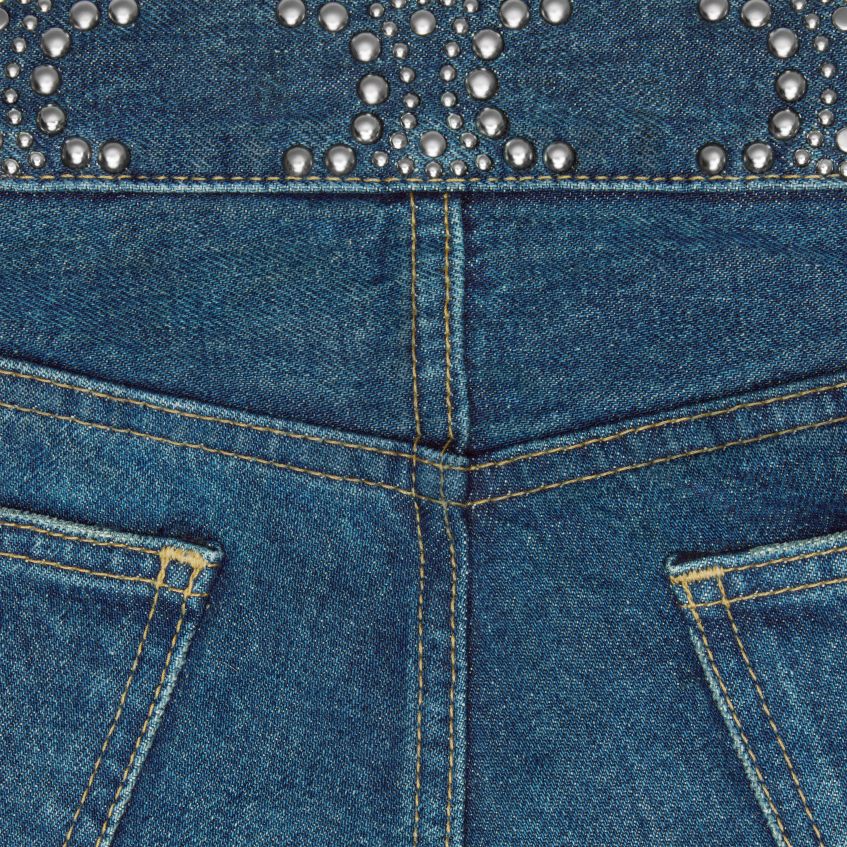 îmbrăcăminte ro CELINE femei pantaloni scurți mini din denim 8R6R60892