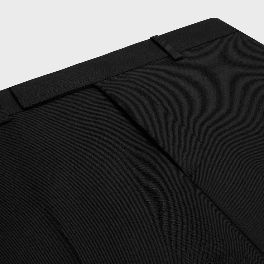 îmbrăcăminte ro CELINE femei pantaloni Tommy Tux din gabardină de lână 8R6R60588