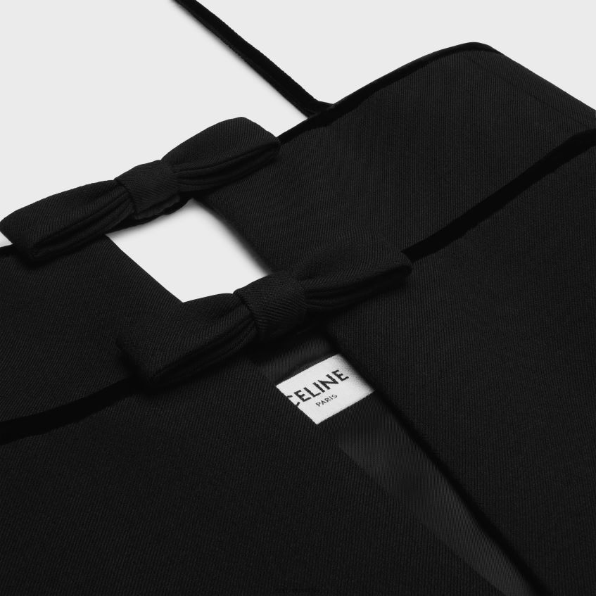 îmbrăcăminte ro CELINE femei rochie mini trapez din lana dubla 8R6R60585