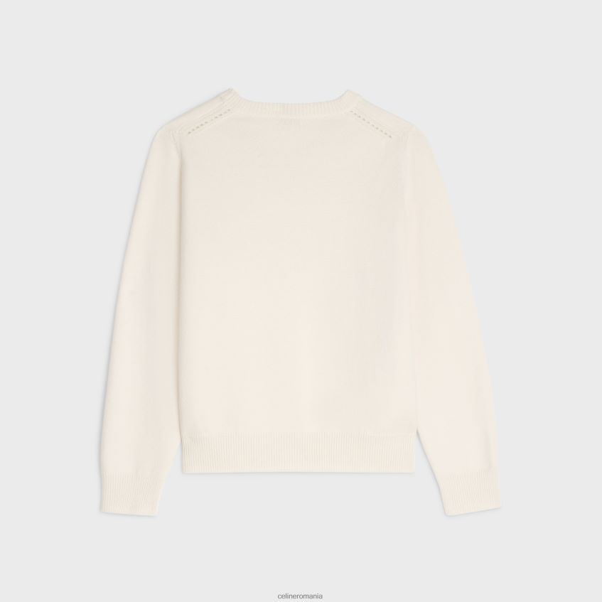 îmbrăcăminte ro CELINE femei pulover cu gâtul turn din cașmir patrimoniu 8R6R60755