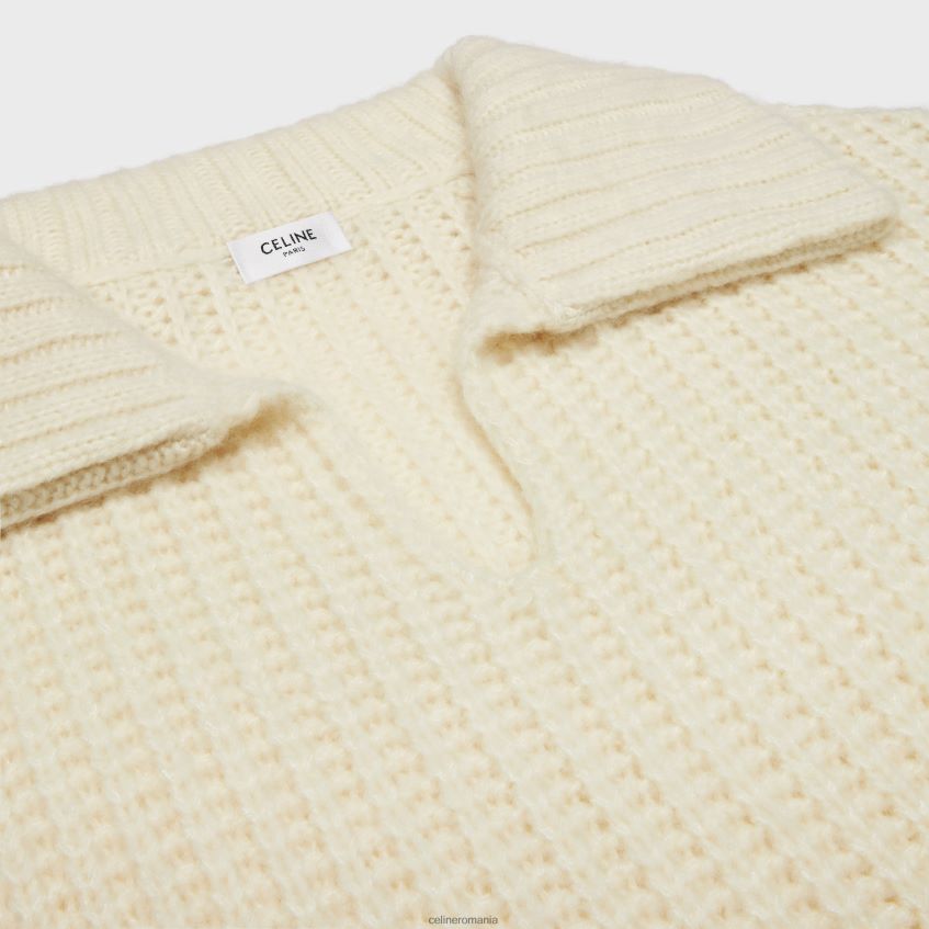 îmbrăcăminte ro CELINE femei vareuse din lână și cașmir striate 8R6R60751