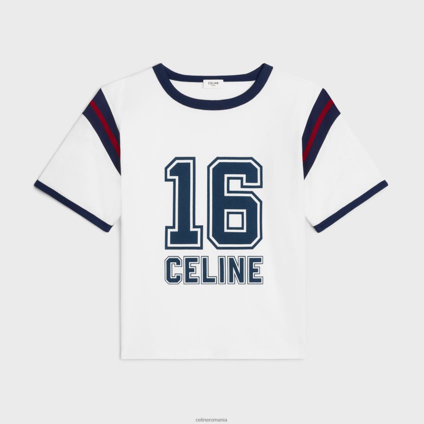 îmbrăcăminte ro CELINE femei 16 tricou boxy din jerseu de bumbac 8R6R60678