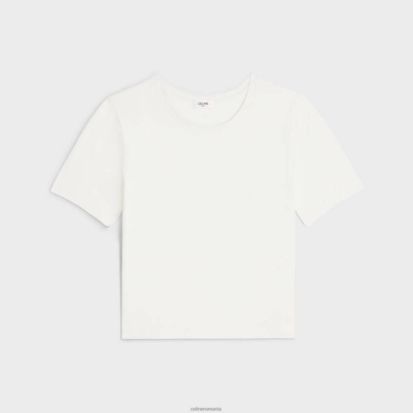 îmbrăcăminte ro CELINE femei tricou boxy triomphe din jerseu de bumbac 8R6R60780