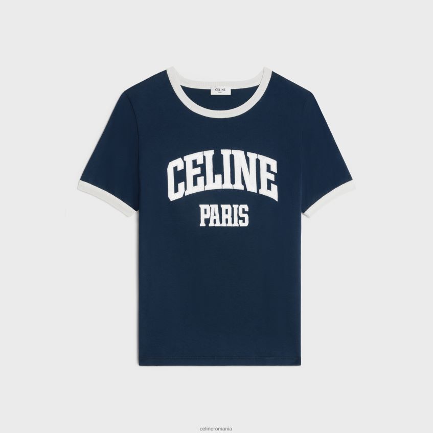 îmbrăcăminte ro CELINE femei tricou paris 70's din jerseu de bumbac 8R6R60675