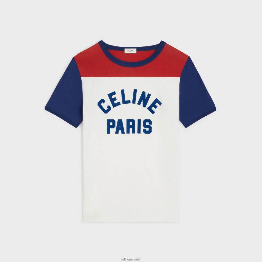 îmbrăcăminte ro CELINE femei tricou paris 70's din jerseu de bumbac 8R6R60774