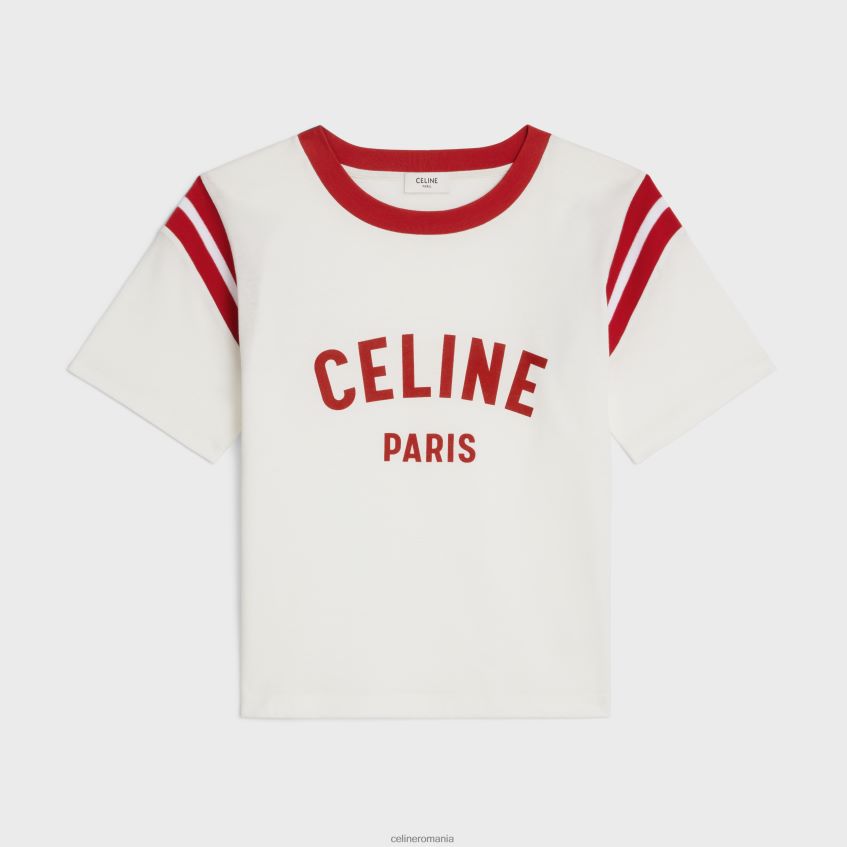 îmbrăcăminte ro CELINE femei tricou paris boxy din jerseu de bumbac 8R6R60777