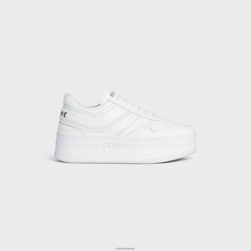 încălţăminte ro CELINE femei adidași bloc cu talpă cu pană din piele de vițel 8R6R601013