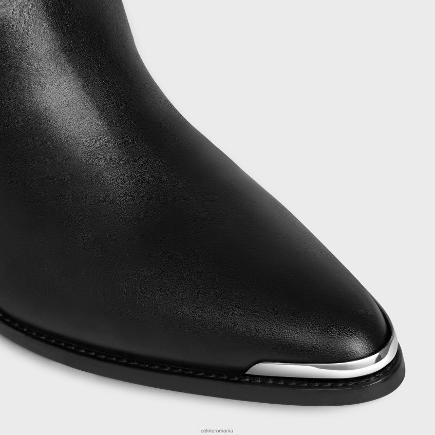 încălţăminte ro CELINE femei cizme lola cizme western inalte cu varf metalic din piele de vitel 8R6R60927