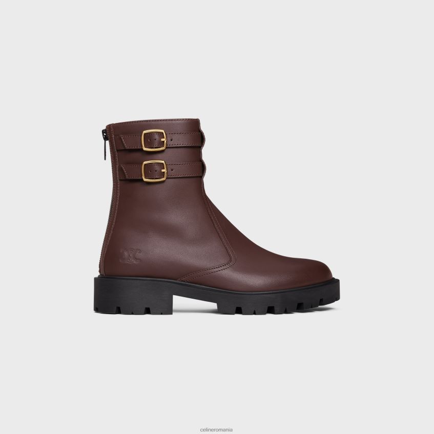 încălţăminte ro CELINE femei cizme margaret cu fermoar cu catarama dubla din piele de vitel 8R6R60953