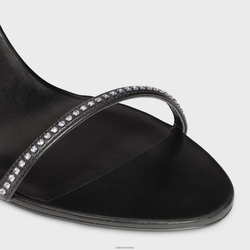 încălţăminte ro CELINE femei sandală soir cu stras din piele de miel cu stras 8R6R601009